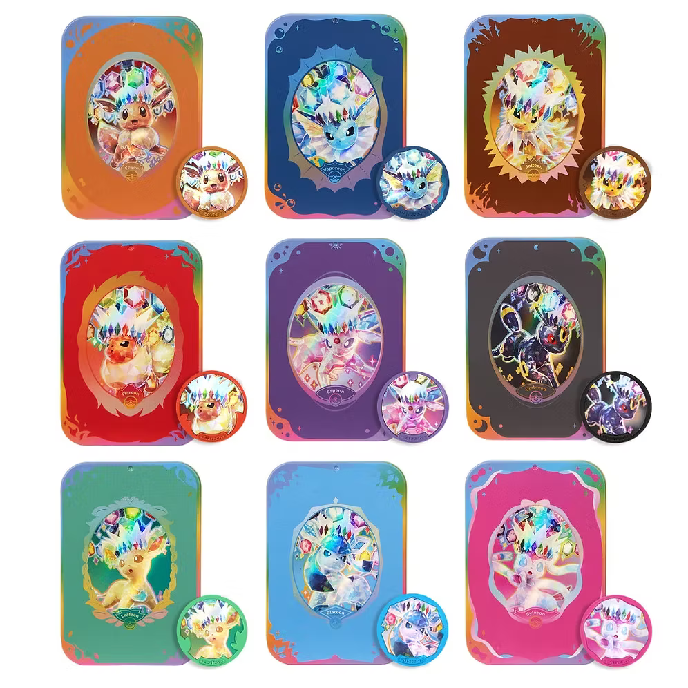 BLOOMING LEGENDS 'EEVEE & FRIENDS' TIN / MAGNET GIFT BOX - SIMPLIFIED CHINESE POKEMON