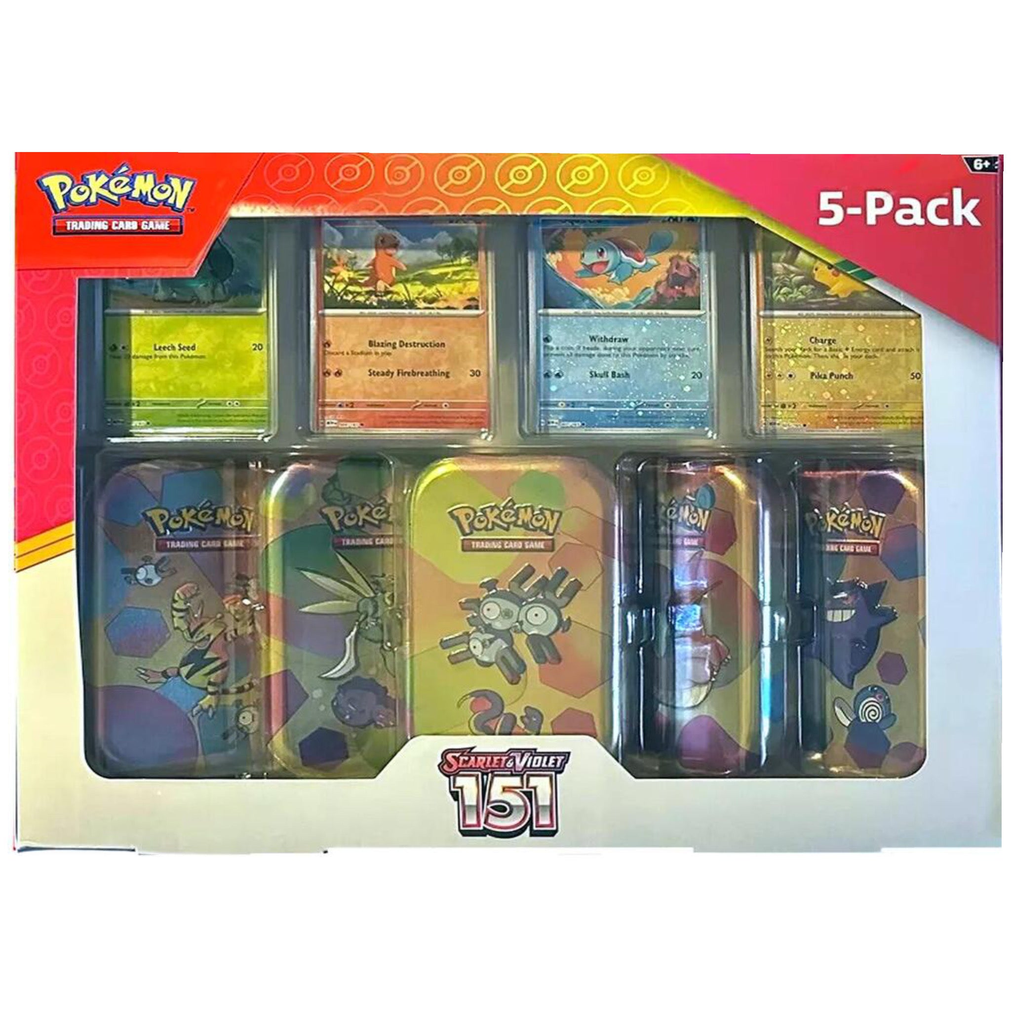 Costco Pokemon Scarlet & Violet 151 Mini Tin 5-pack
