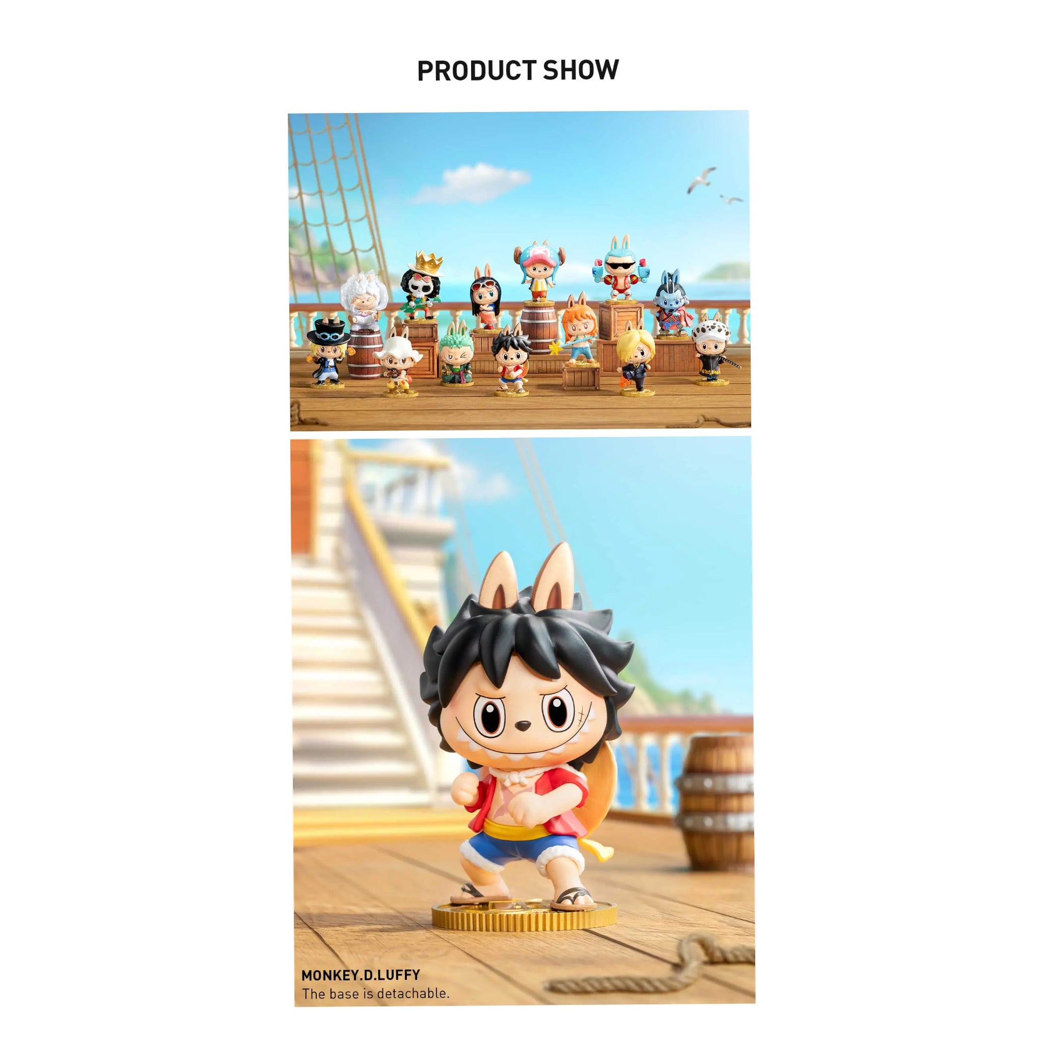 The Monsters x One Piece Series Figures