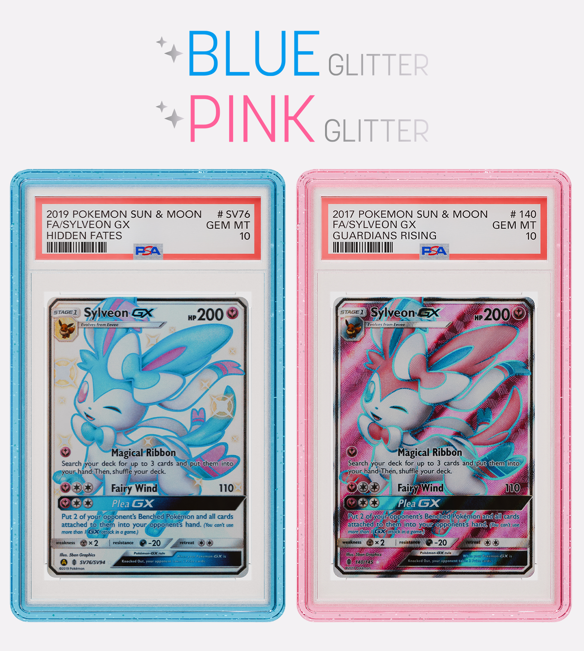 Blue & Pink Glitter (PSA) (SHIPS 10/20)